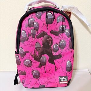 Sprayground Squid Game Frontman Backpack‎ Limited Edition 2025 Multicolor/Pink
